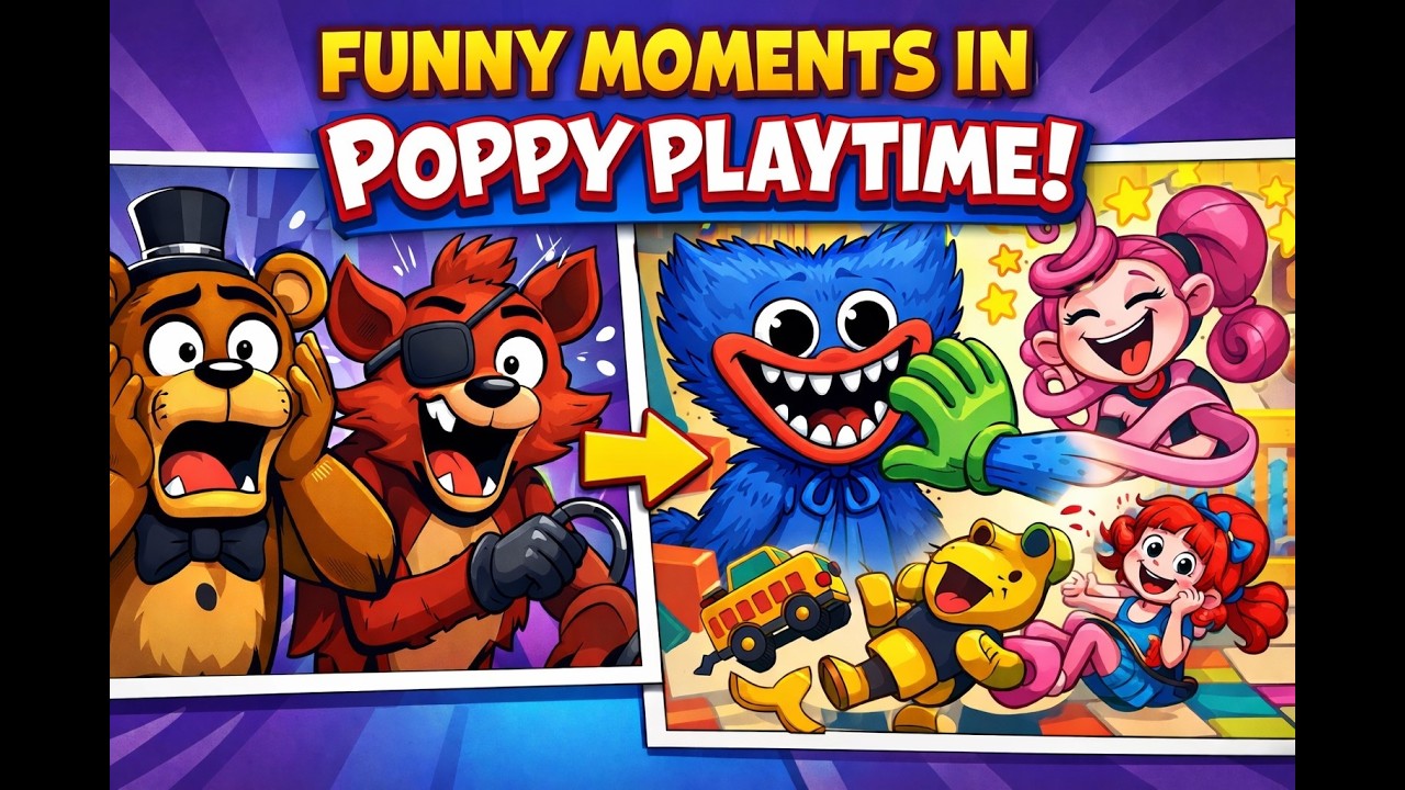 Freddy & Foxy React to the Funniest Poppy Playtime Moments!