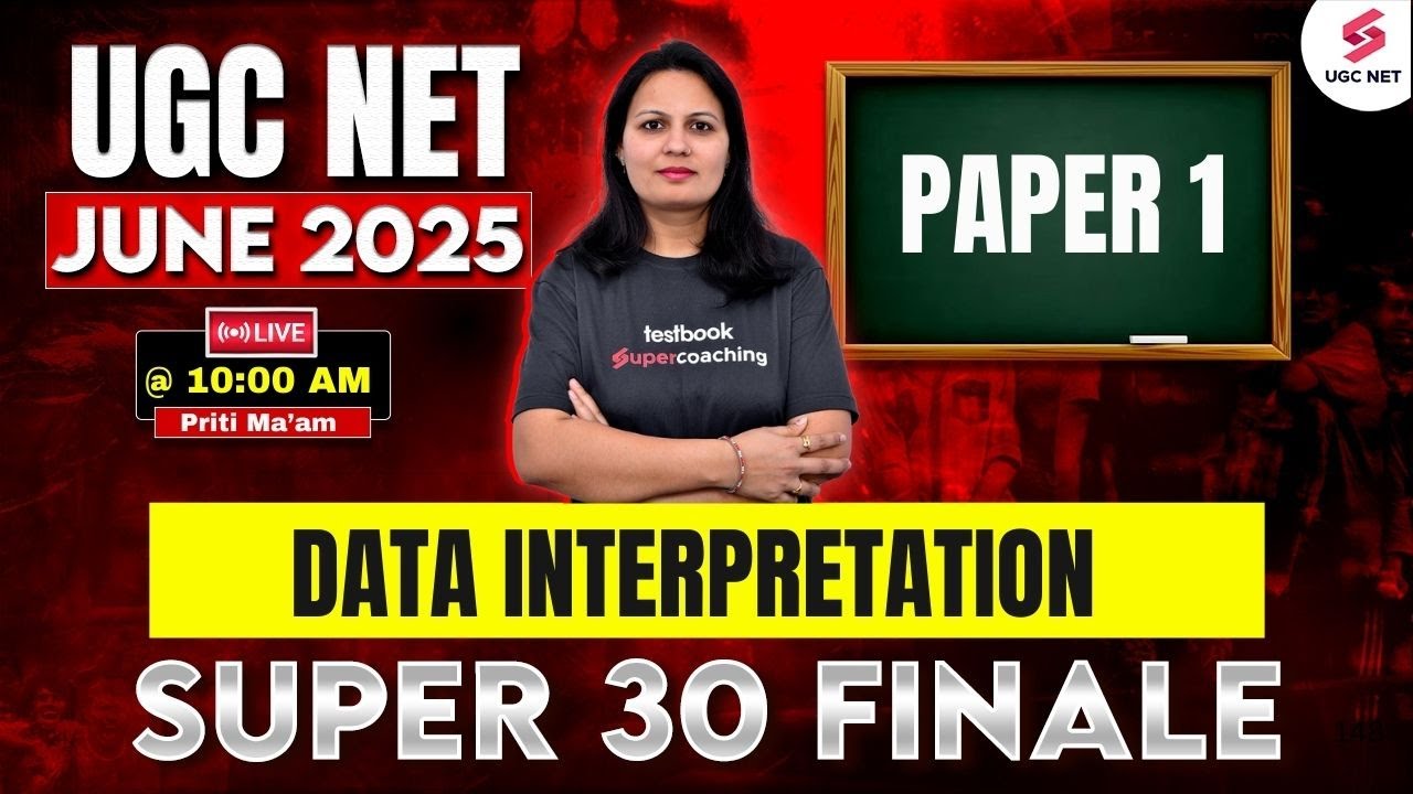 UGC NET Paper 1 | Data Interpretation For UGC NET 2025 | DI UGC NET Paper 1 By Priti Mam