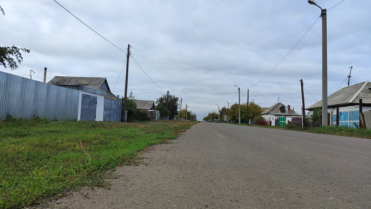 Leninskii village/ Mametovoi street/ Поселок Ленинский Павлодарская область/ улица Маметовой