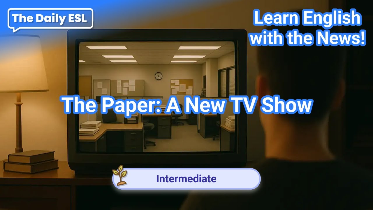 Learn English with the News! &ndash; The Paper: A New TV Show | Intermediate | The Daily ESL