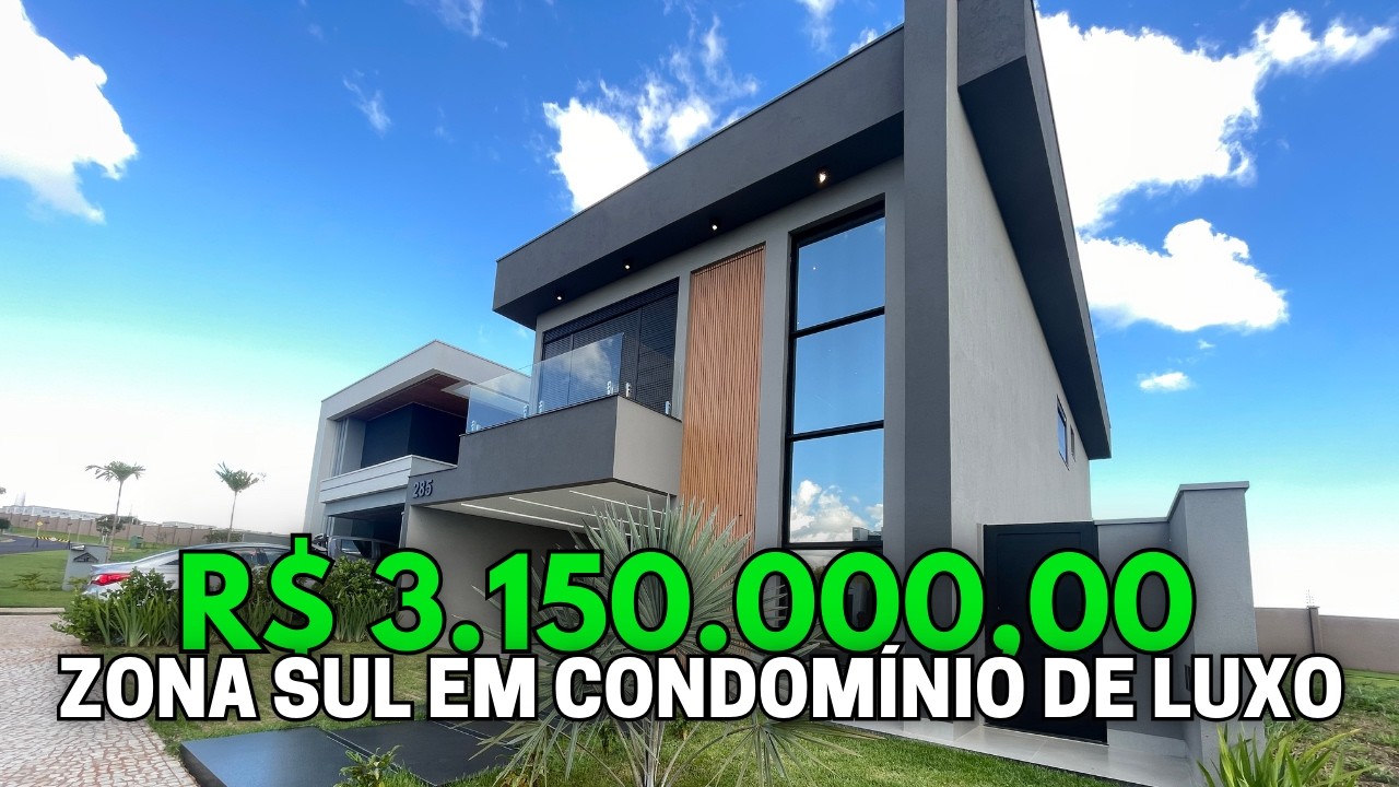 LINDO SOBRADO DE LUXO COM 3 SUÍTES NA ZONA SUL DE UBERLANDIA