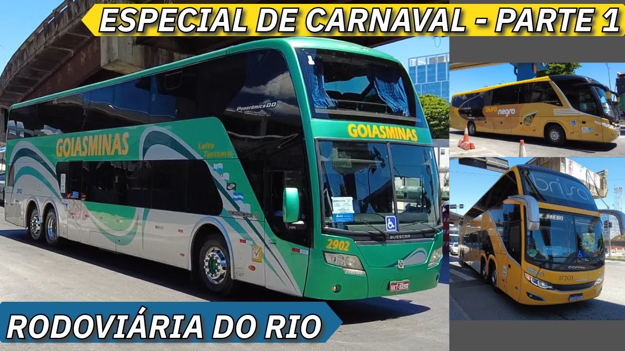BOMBOU O MOVIMENTO de ÔNIBUS no CARNAVAL!  RODOVIÁRIA do RIO com MUITOS EXTRAS!