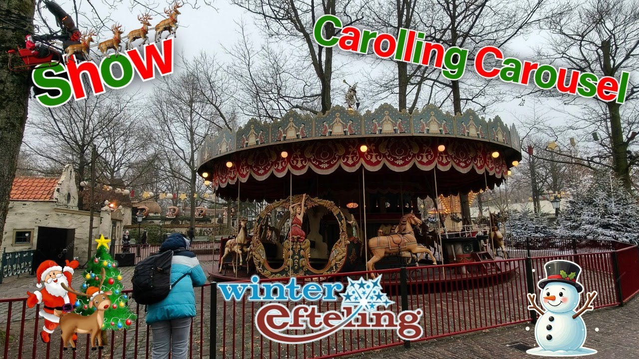 Show Carolling Carousel Winter Efteling 2025 4K