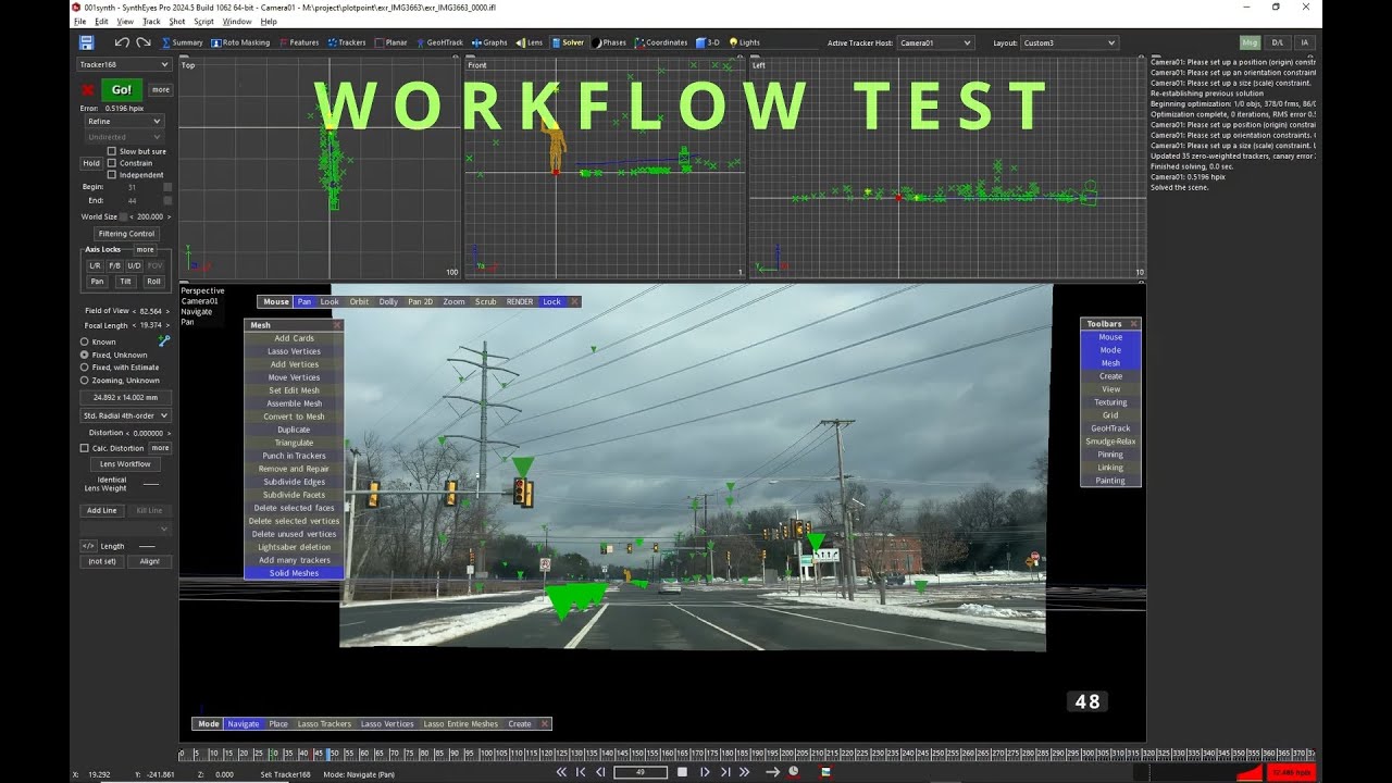 VFX Workflow Test &ndash; Syntheyes, Unreal Engine, Fusion Studio