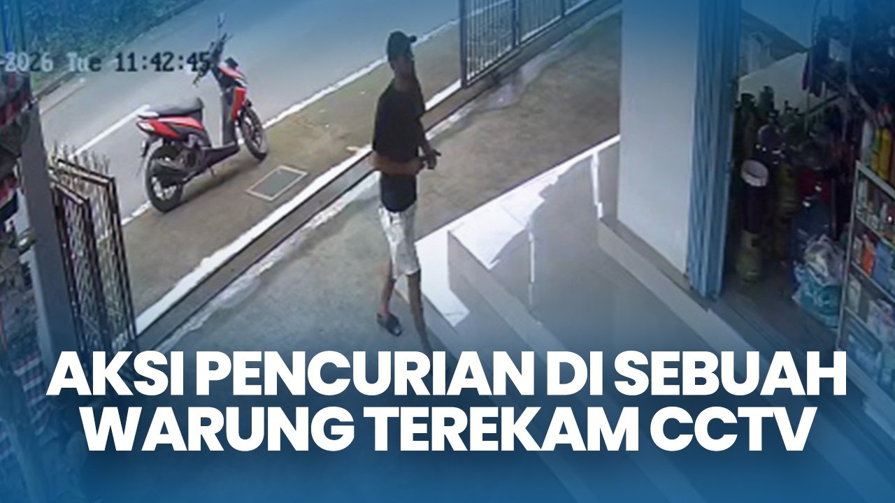 Aksi Pencurian di Sebuah Toko Kelontong Terekam CCTV di Sukasada Bali, Jihanz Terancam Penjara 5 TH