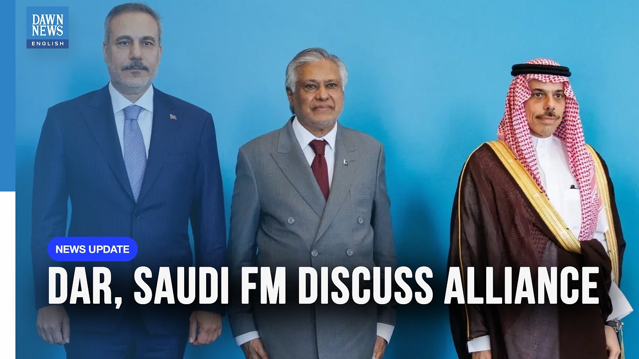 Ishaq Dar, Saudi Counterpart Discuss Follow-Up on Makkah Defence Alliance Understanding
