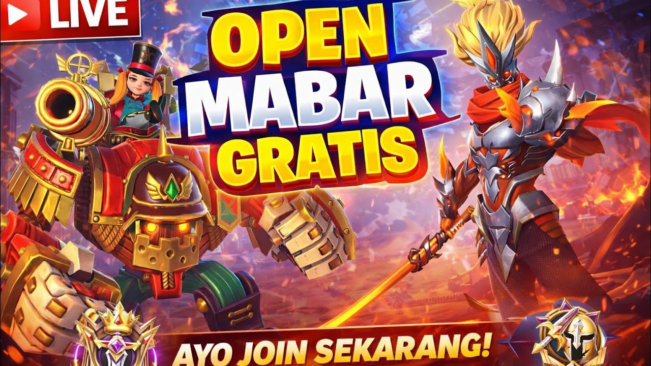 OPEN MABAR GRATIS