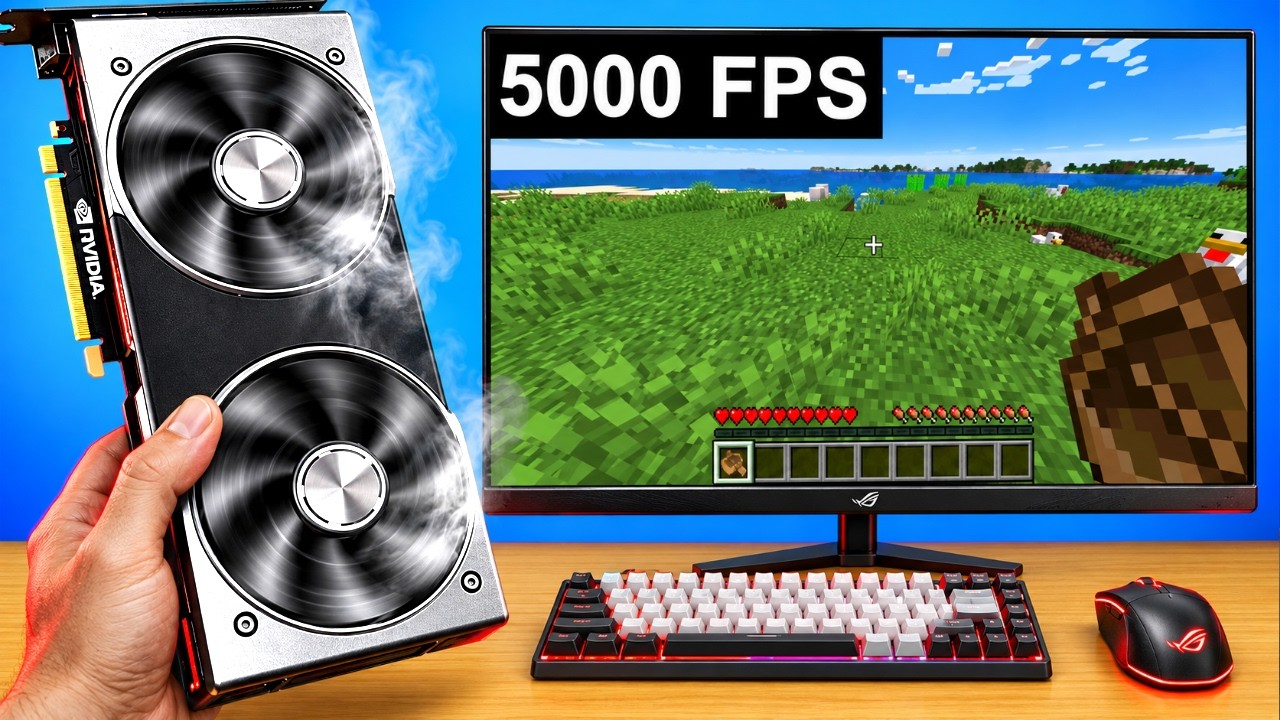Сможет ли ХУДШАЯ видеокарта RTX выдать 5000 FPS?