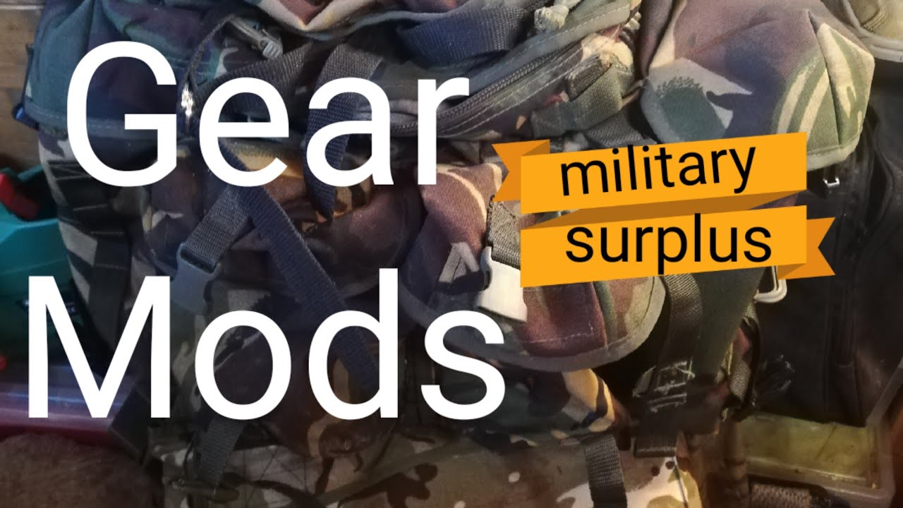 British Army. Rucksack and Jacket Mods.