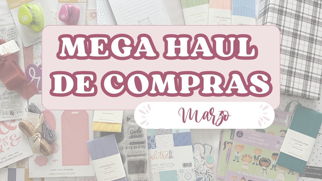 MEGA HAUL de COMPRAS de Marzo | KIMIDORI, CRAFTELIER, RITARITA, LORA BAILORA, IRIRI ESTUDIO...