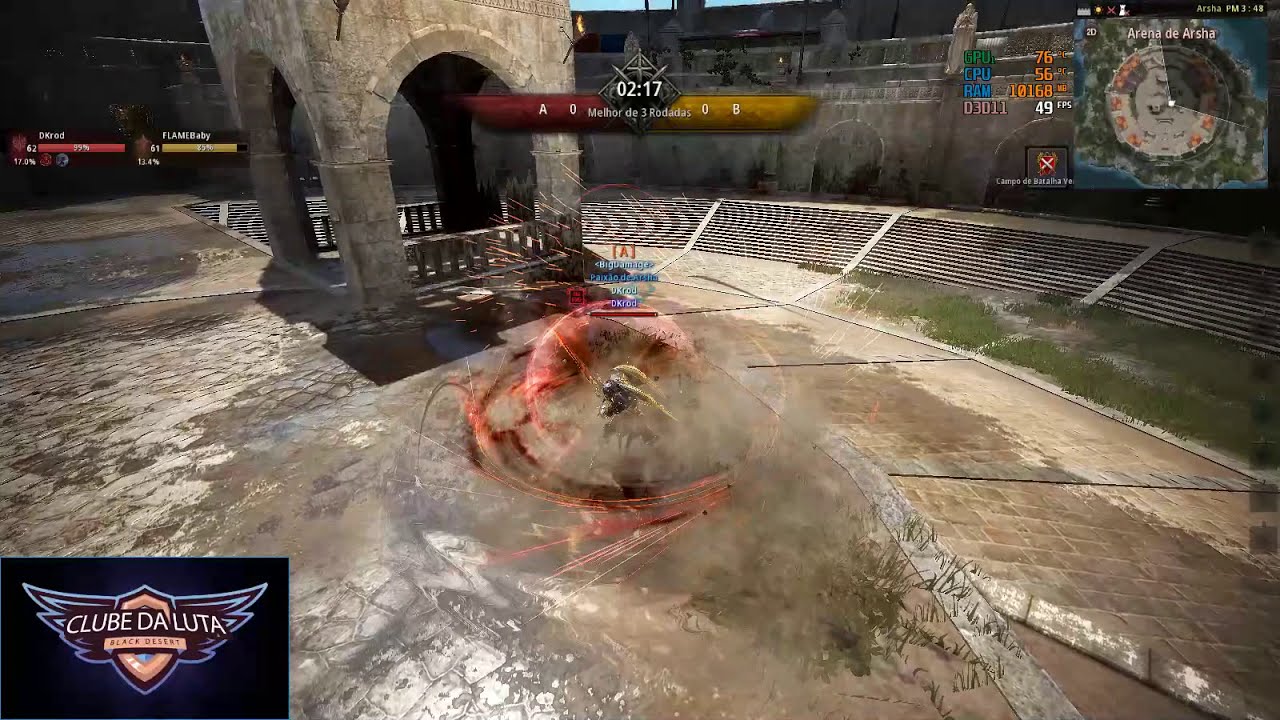BLACK DESERT PvP - FLAMEBABY (Archer) VS. DKROD (Warrior) - SEMI-FINAL - ALL-STARS