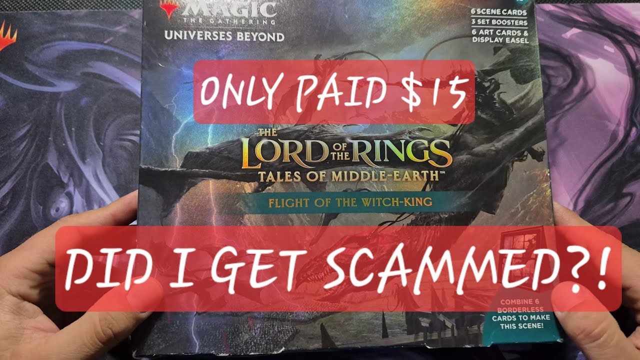 Magic:the Gathering - LOTR Flight of the Witch-King Box Set Opening