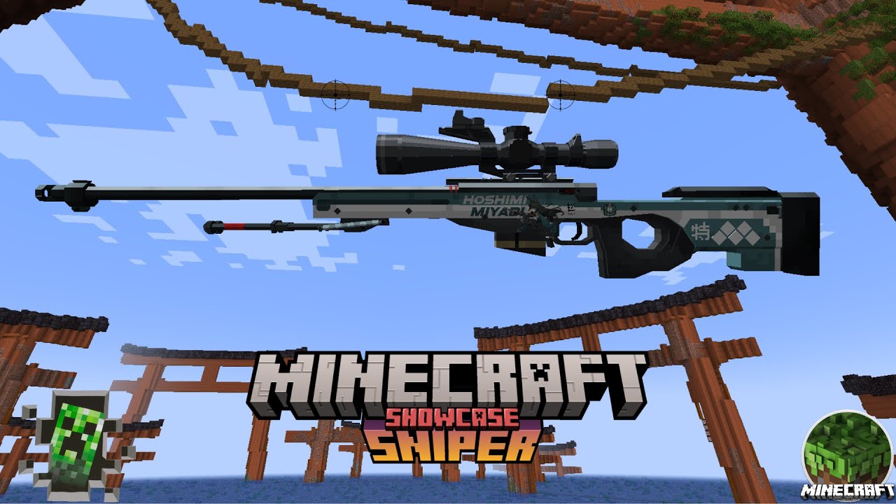 Minecraft Sniper Guns Showcase