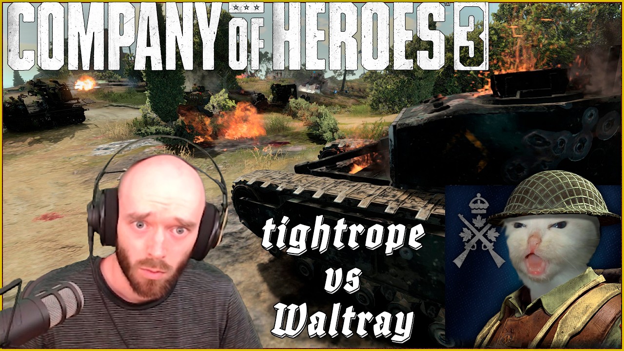 Fate has brought us together again! Waltray vs. Tightrope | Company of Heroes 3 #coh3 #strategy
