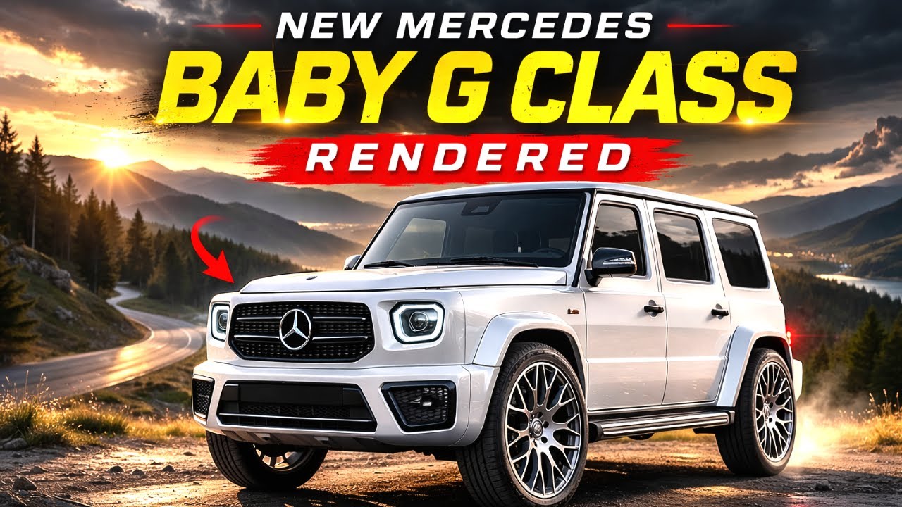 Представлены первые рендеры нового компактного универсала Mercedes Baby G Class.