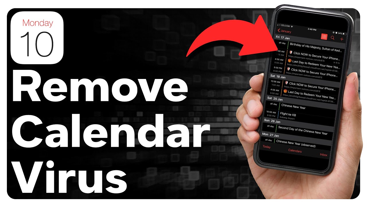 How To Remove iPhone Calendar Virus