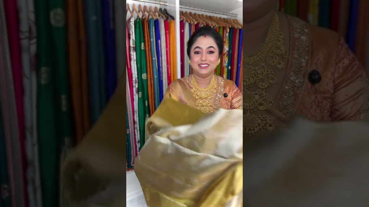 Drape yourself in luxury!✨Pure tissue Kanjeevaram sarees &hellip;✨🦋Booking number-9933444112