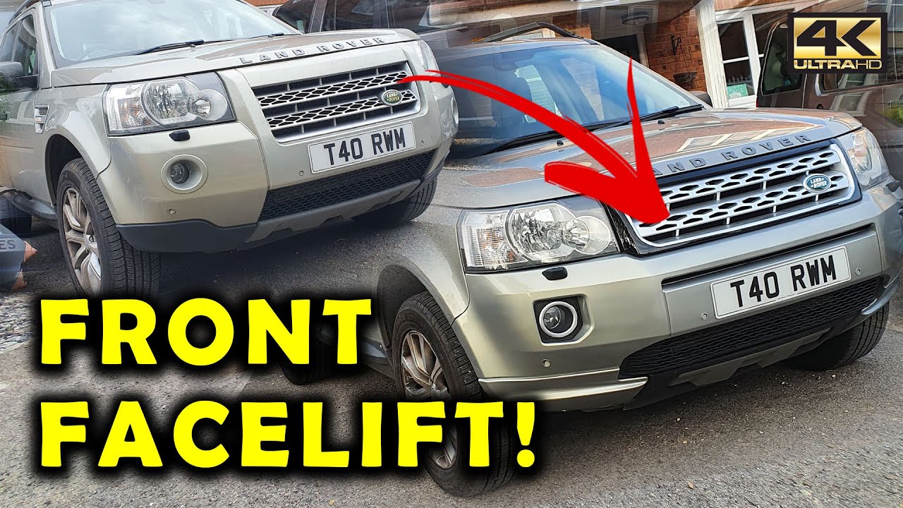 Freelander 2 / LR2 front facelift, bumper upgrade - FULL walkthrough lifting from 2009 model to 2012
