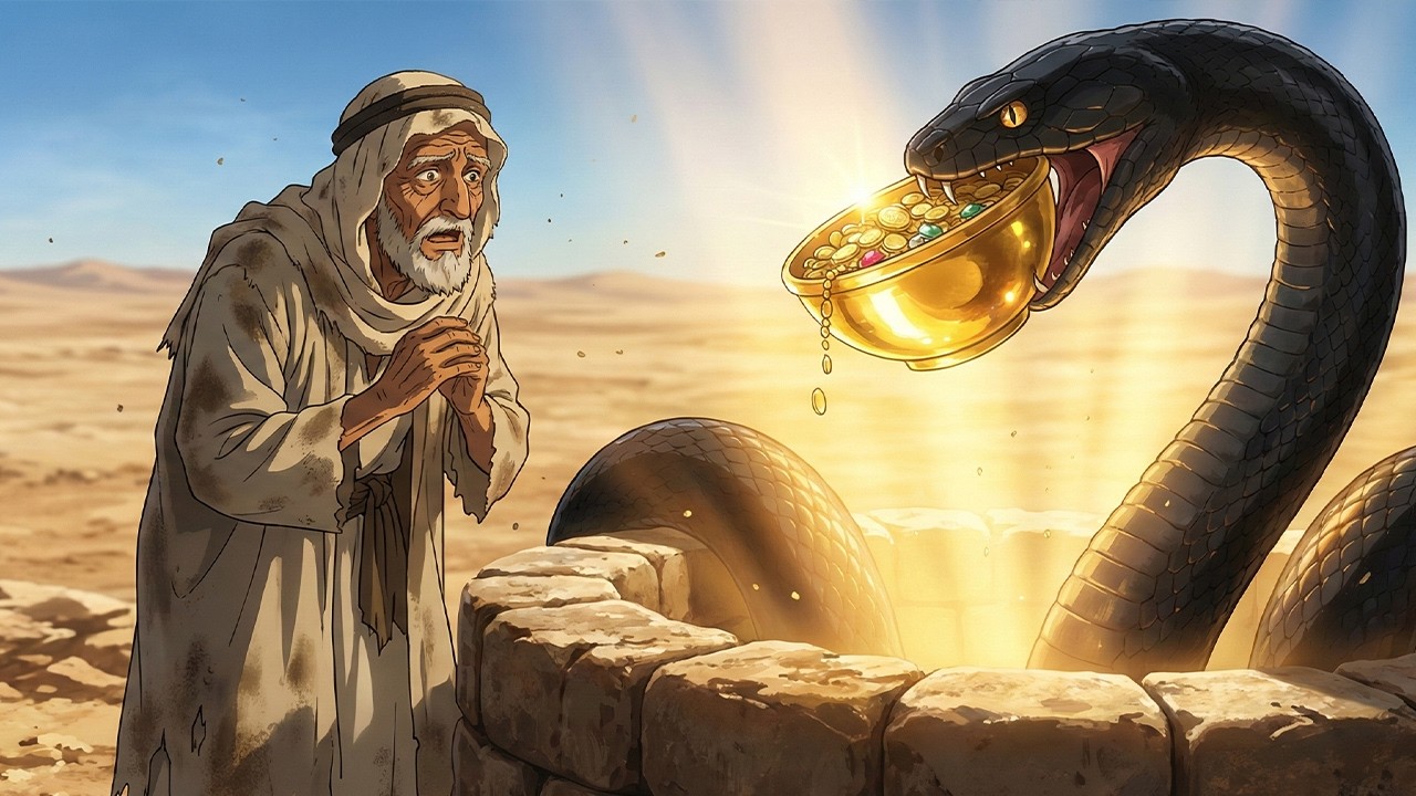 #قصة_حفار الآبار الذي نزل في بئر مهجورة ليخرج دلو ماء.. فوجد مدينة كاملة تحت الأرض وحراساً