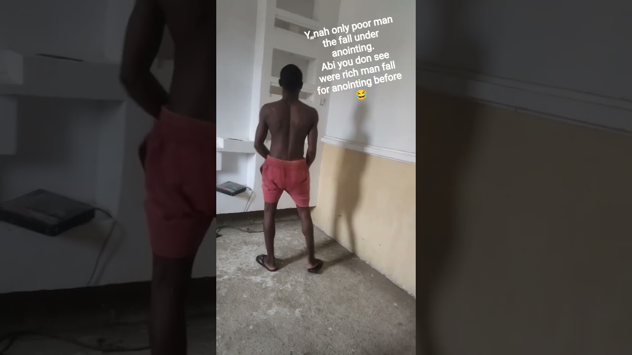 Nah only poor man The fall under anointing. you don see were Rich man fall for anointing before 😂