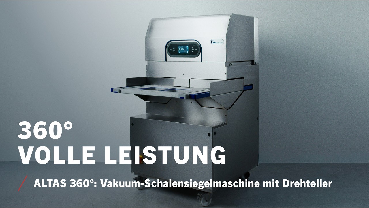 ATLAS: Vakuum-Drehtellermaschine – schneller Formatwechsel – Kein Stillstand