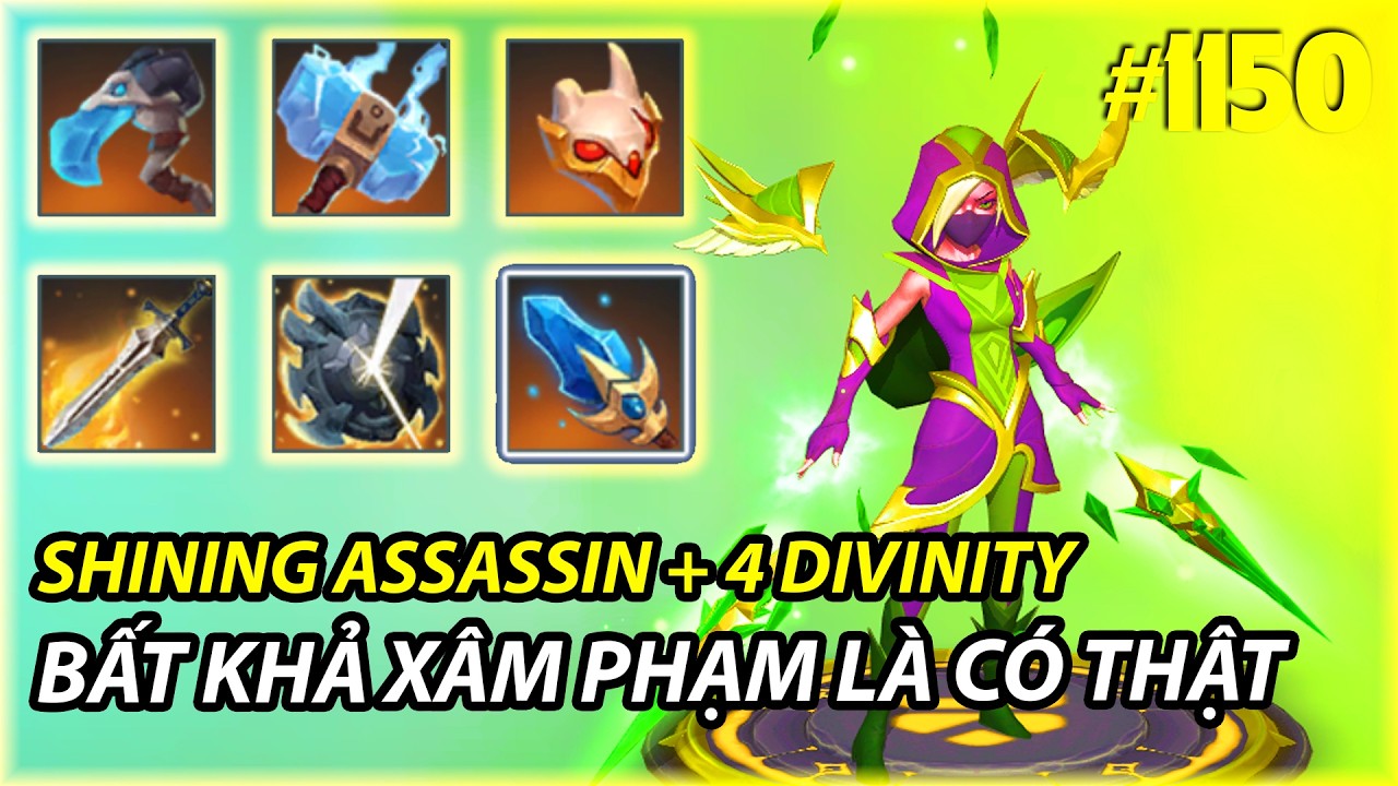 SHINING ASSASSIN N&Agrave;Y B&Aacute; ĐẠO QU&Aacute; , BẤT KHẢ X&Acirc;M PHẠM LU&Ocirc;N  | AUTO CHESS MOBILE 1150