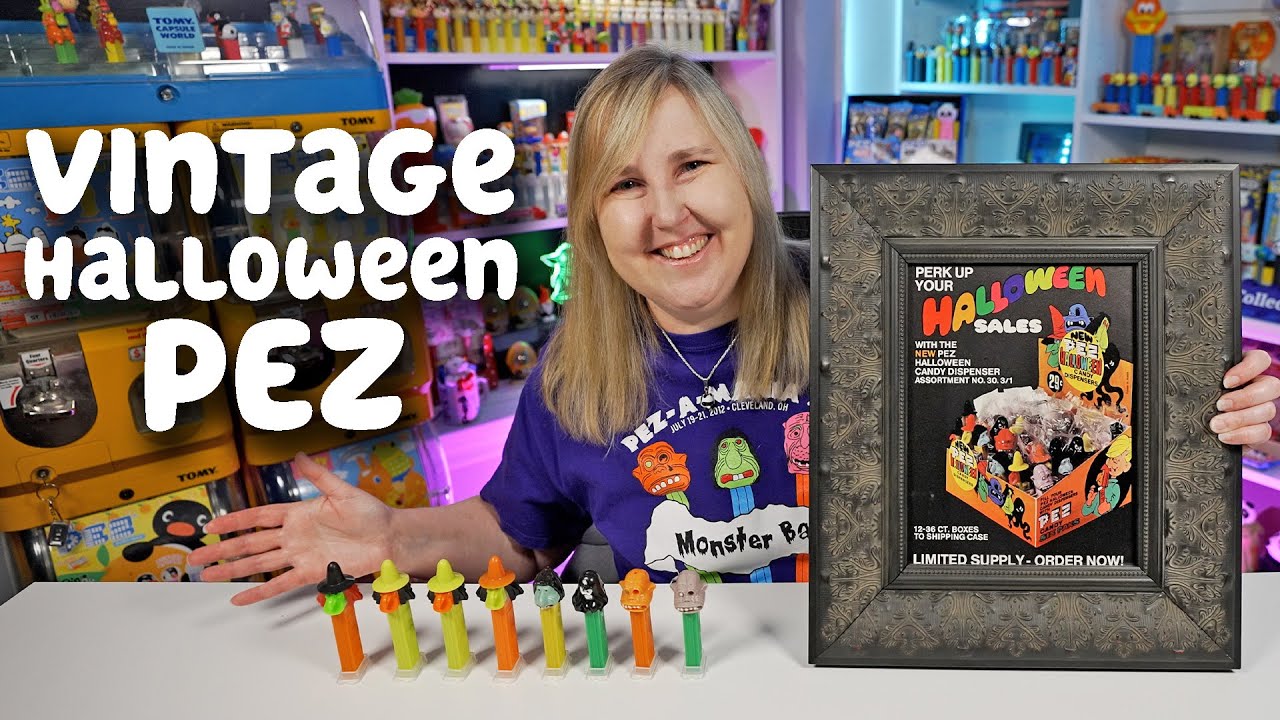 Sharing Vintage Halloween Pez Dispensers From The Pez Sales Sheet