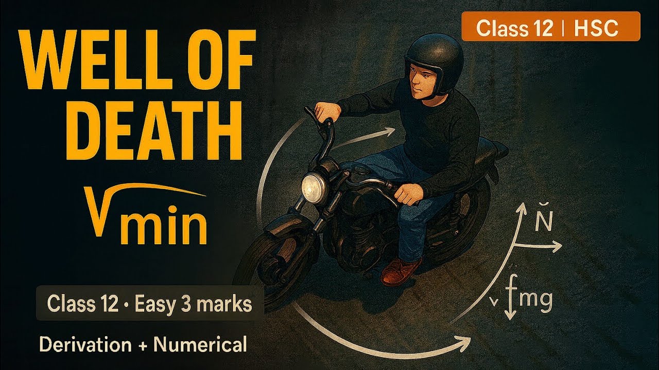 Well of Death 🌀 | Rotational Dynamics | Class 12 Physics | Easy 4 Marks | Maharashtra Board HSC