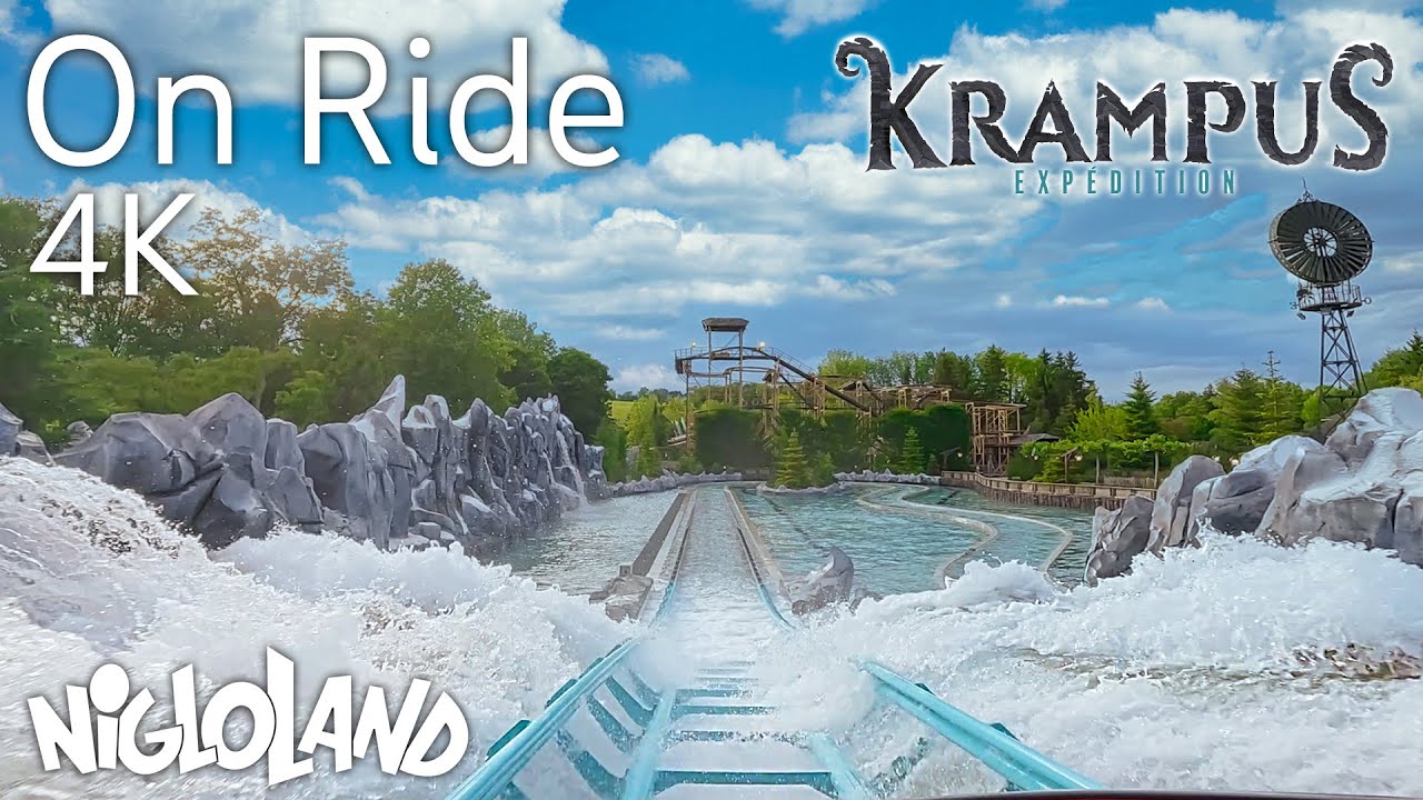 [4K] Krampus Expedition 🎢 Front Row POV - Nigloland
