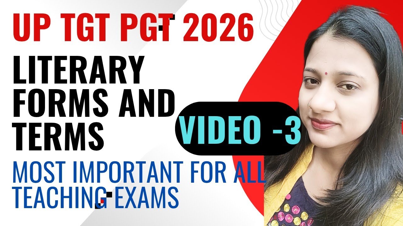 UP TGT PGT ENGLISH MARATHON 2026 | ENGLISH LITERATURE FOR TGT PGT LT GRADE GIC DSSSB EXAMS .