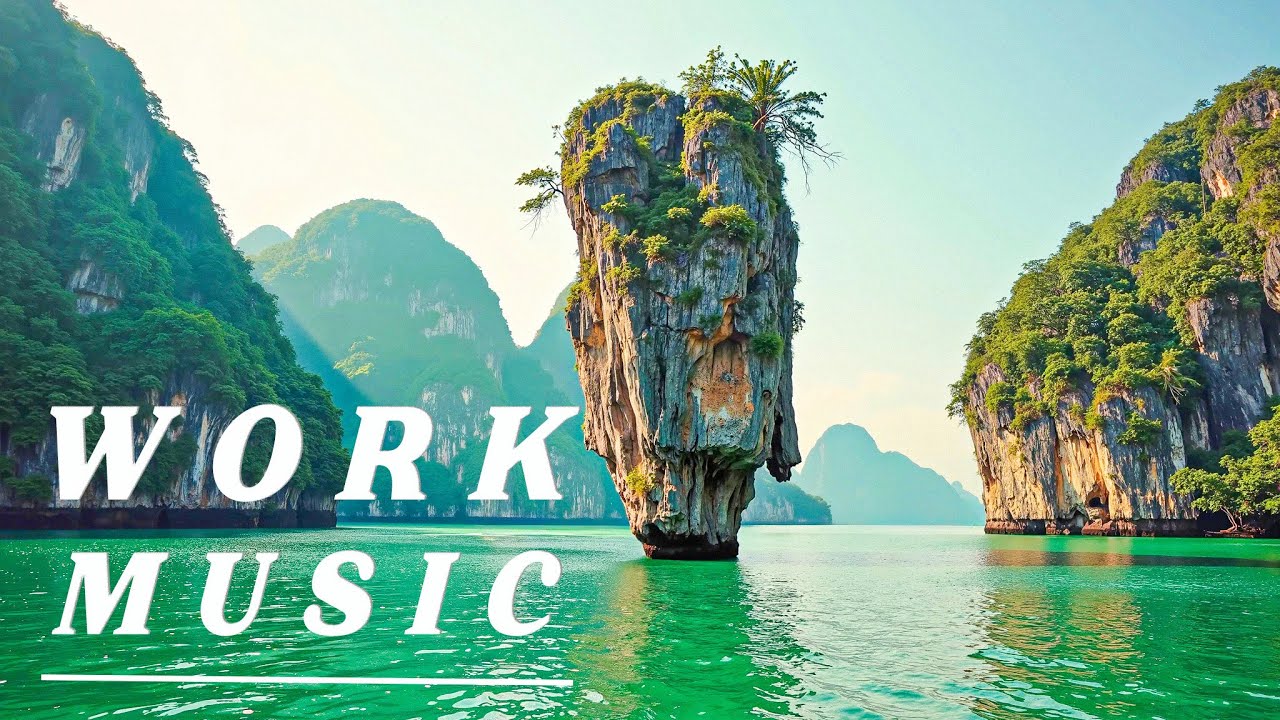 Deep House Work Music | 1.5 Hours of Coding & Study Focus | Tropical Beach Vibes