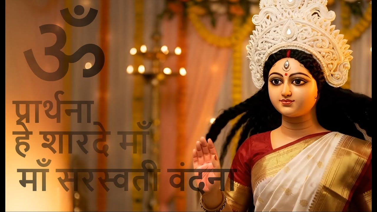 (छात्रों और सुबह के लिए) | सरस्वती वंदना | हे शारदे माँ | या कुन्देन्दु तुषार हार धवला