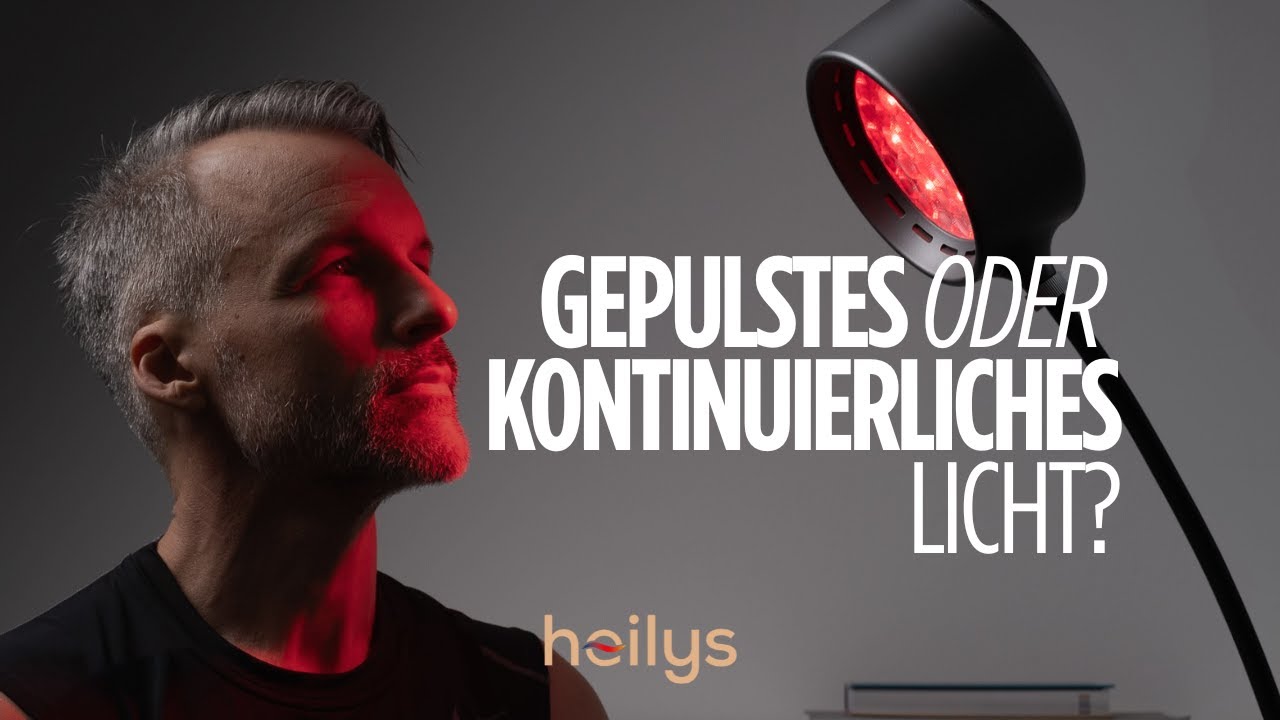 heilys Rotlichtanwendung im Vergleich: Puls vs. Dauerlicht – der wissenschaftliche Unterschied!