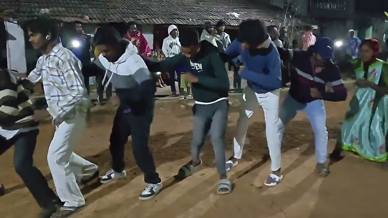 tribal dhimsa dance at my hometown and last day of sankranthi@Hilltopworld.