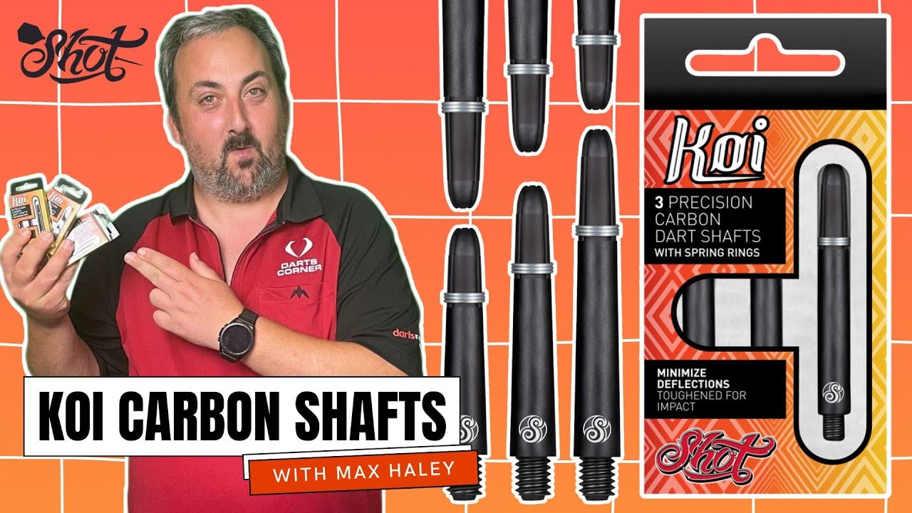 SHOT KOI CARBON DART SHAFTS REVIEW WITH MAX HALEY
