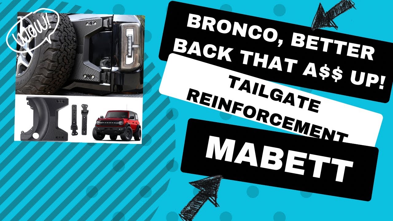 Ты отличный Ford Bronco, лучше подними задницу (усиление задней двери от Mabett)