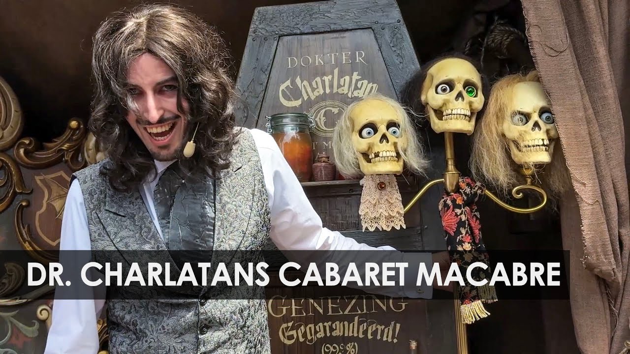Efteling: nieuwe show Dr. Charlatans Cabaret Macabre (Danse Macabre)