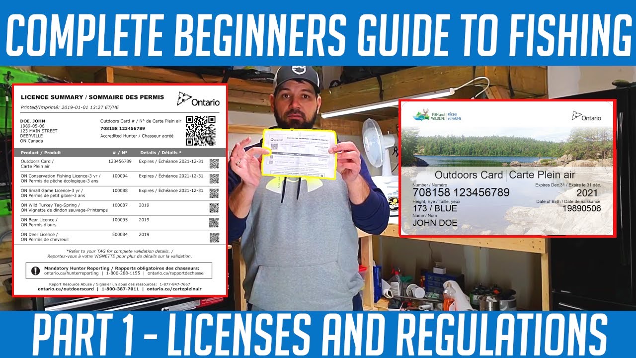 Fishing Licenses and Regulations - How to Fish - Part 1