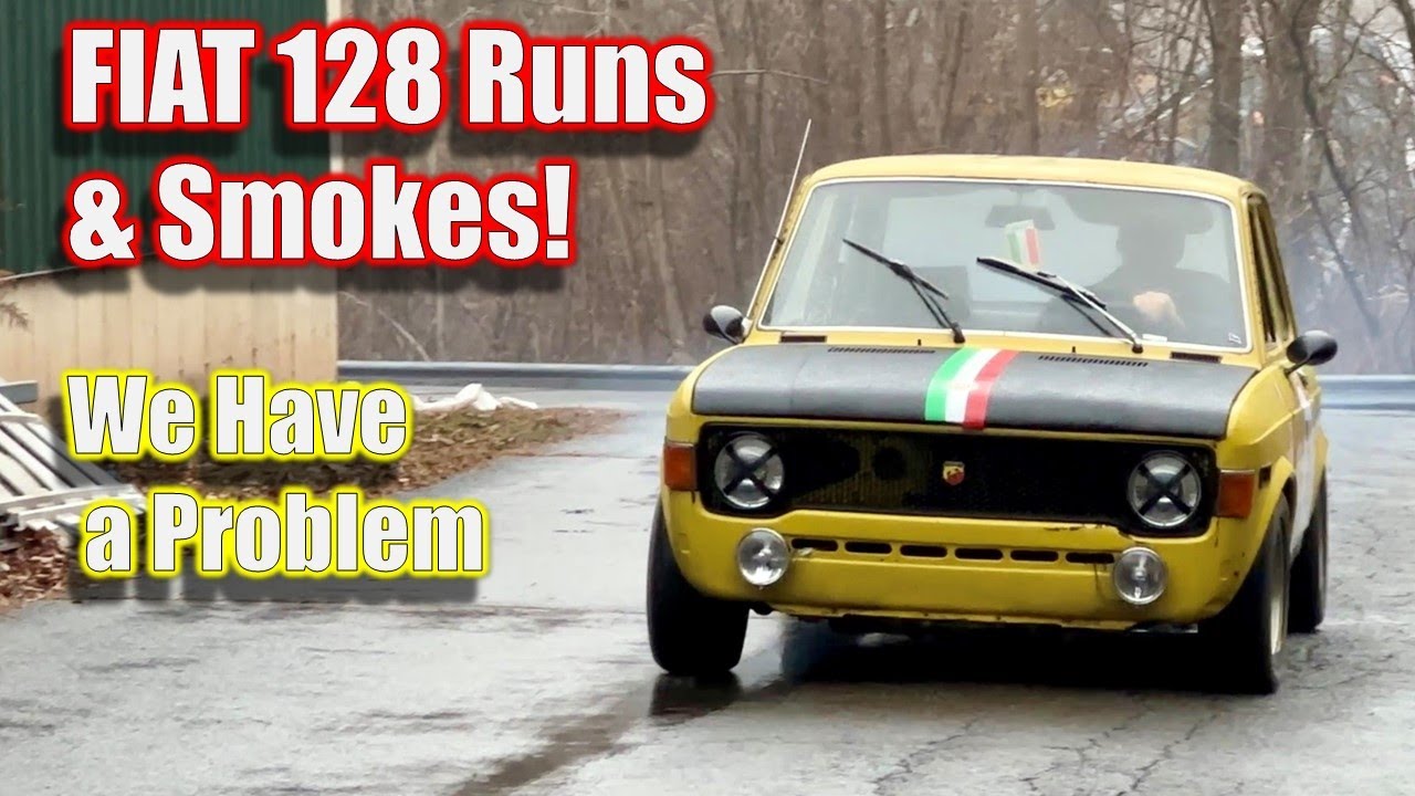 Fiat 128 Finally Runs but Smokes Badly