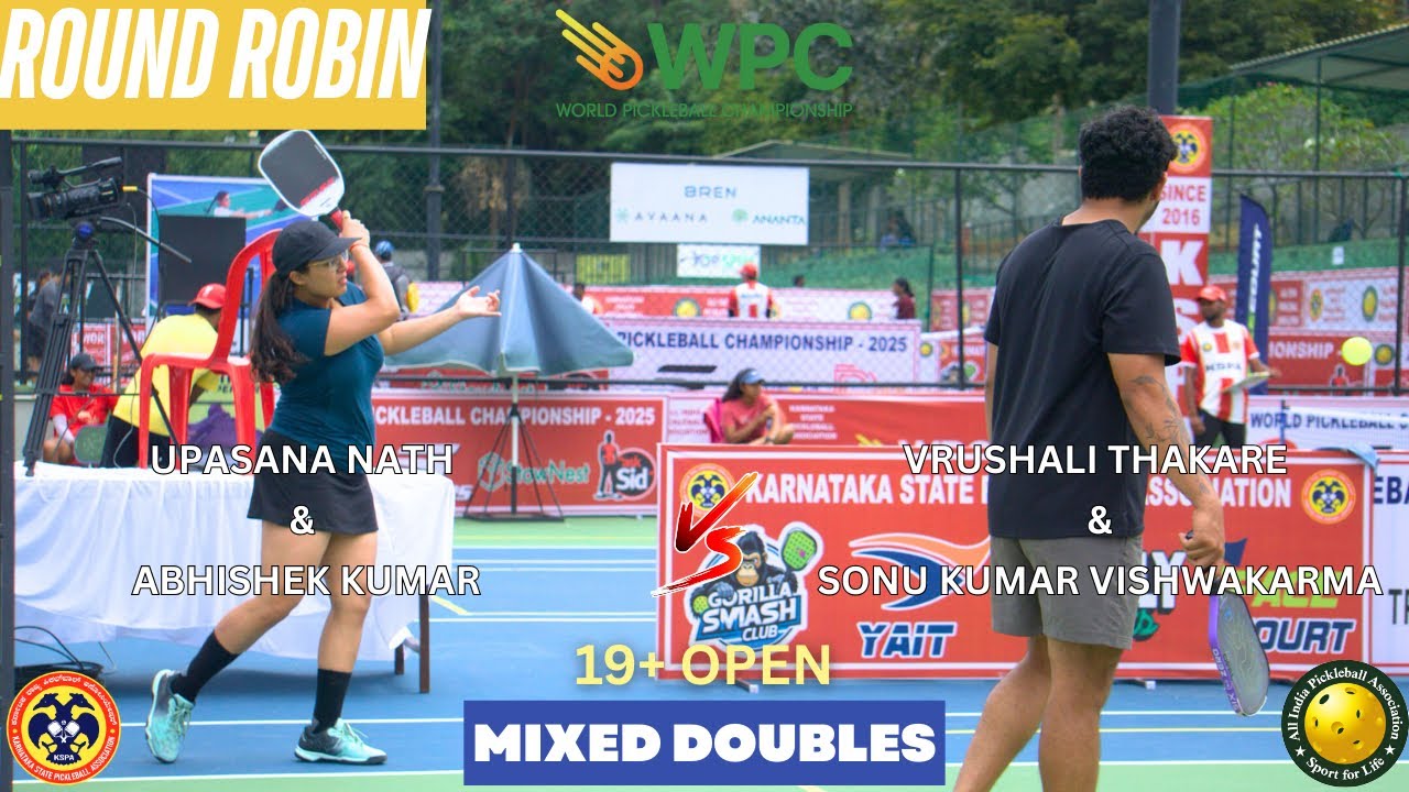 Vrushali & Sonu vs Upasana & Abhishek | 19+ Mixed Doubles Open | Round Robin