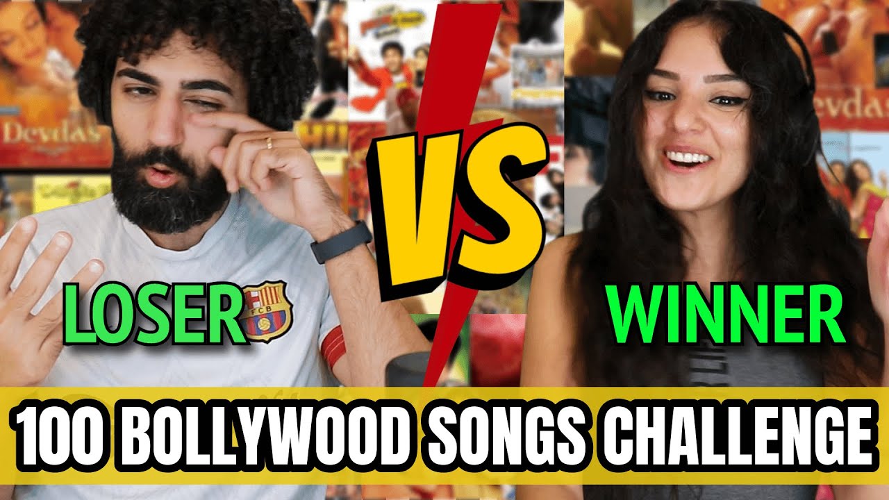 🇮🇳 Foreigners react to 100 SONGS EVERY BOLLYWOOD FAN KNOWS | Reaction