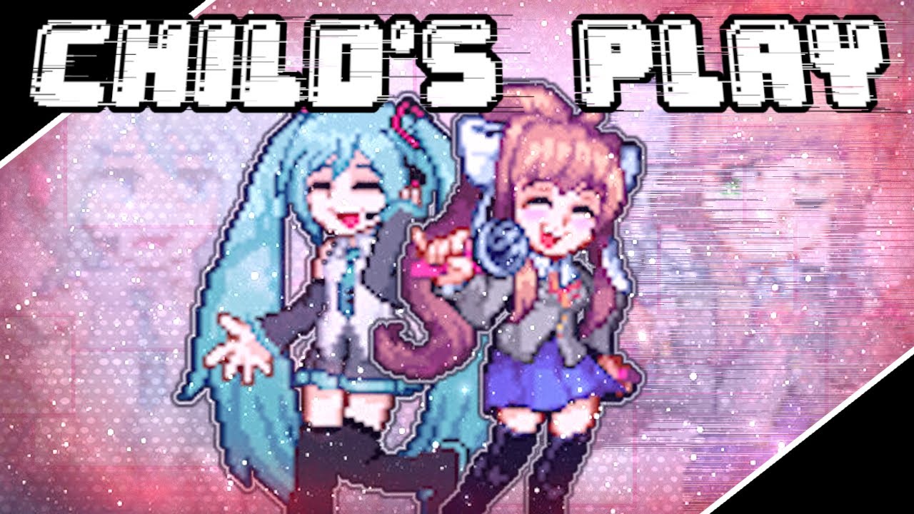 🎤 CHILD'S PLAY V3 BUT MONIKA & MIKU SING IT | FNF COVER 🎤