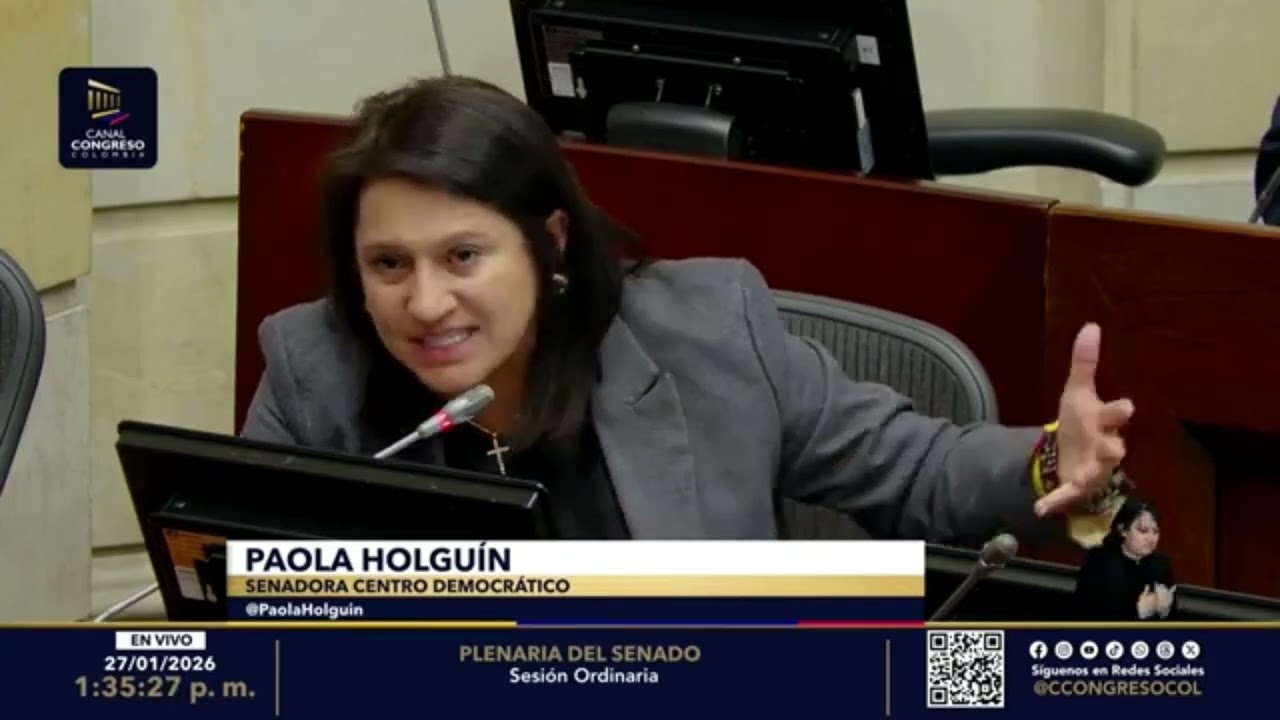 ‘El gobierno quiere imponer la tributaria por decreto’: Paola Holguín