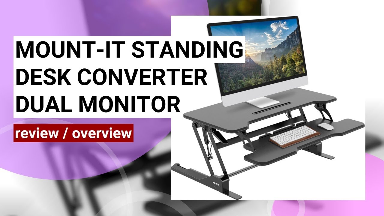 Mount-It! Standing Desk Converter Review: Boost Your Workspace Ergonomics