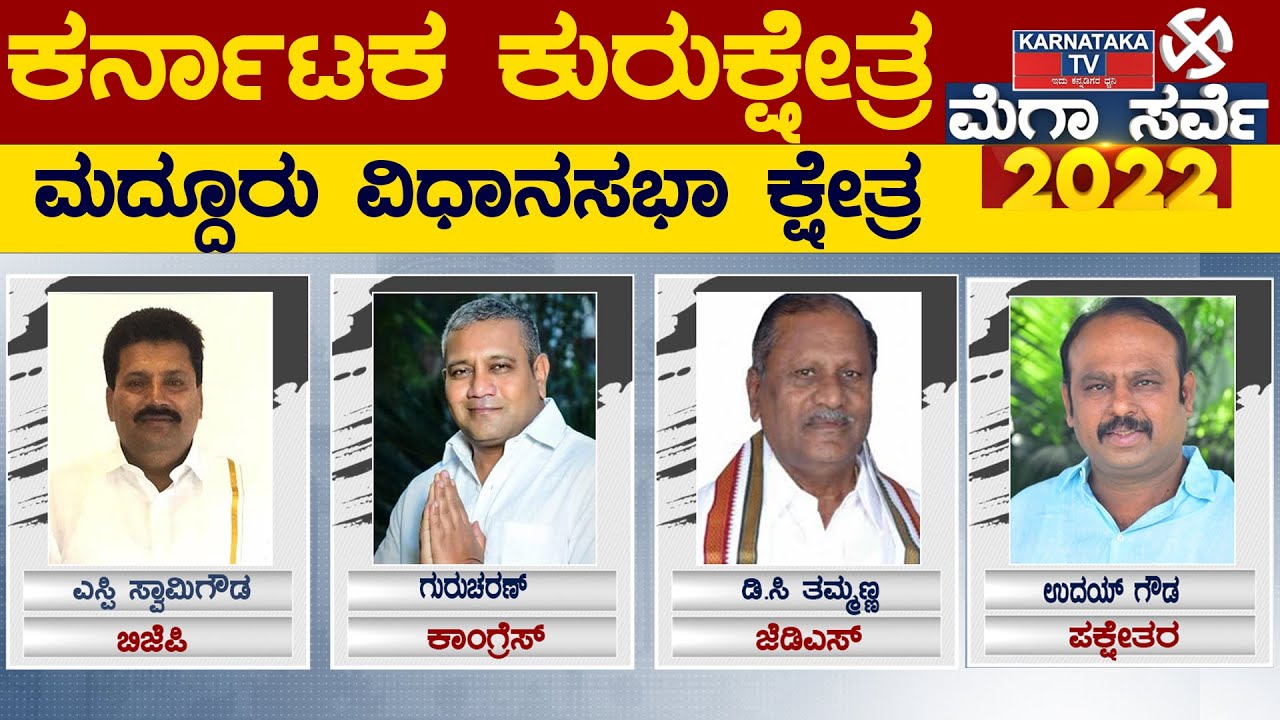 Karnataka Elections Survey 2022 : Maddur Assembly Constituency | Karnataka TV