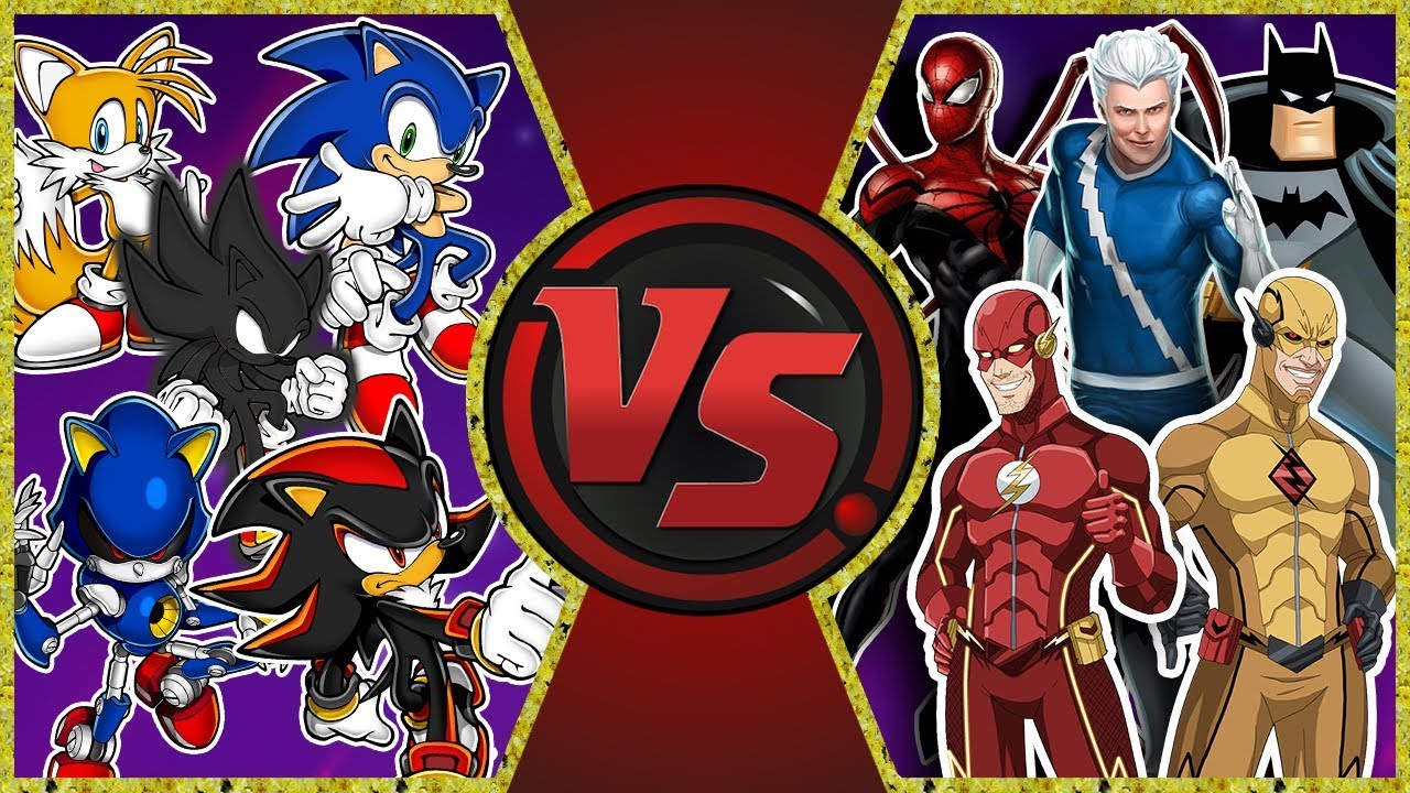 Team Sonic vs Justice League & Avengers! (Sonic Animation) Animation Rewind
