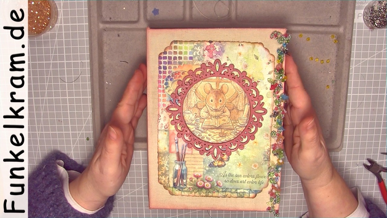 Perlenrand für dein Junk Journal – einfach, schnell und wunderschön Tutorial