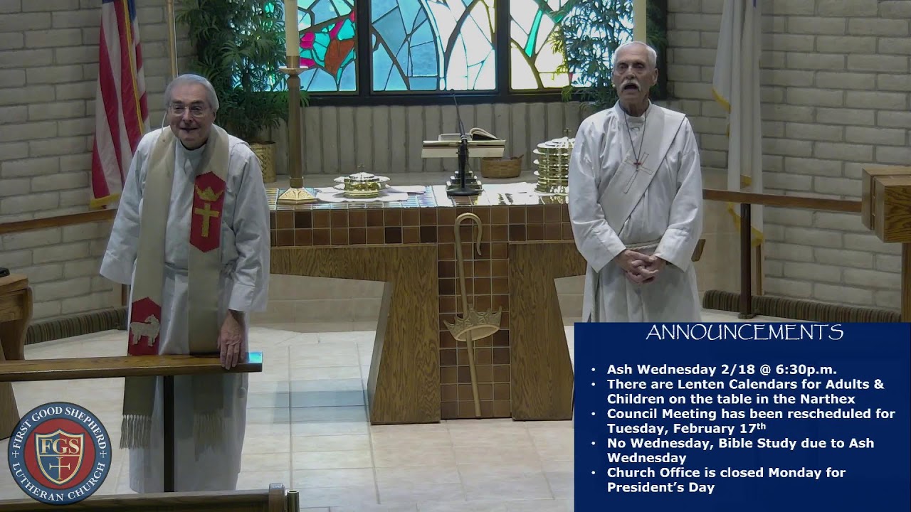 The Transfiguration of Our Lord | First Good Shepherd Lutheran Church | February 15th, 2026