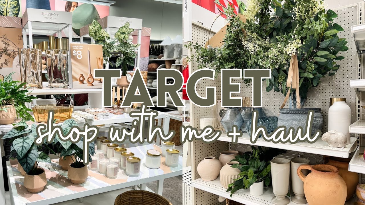 *NEW* TARGET SHOP WITH ME & HAUL | THRESHOLD & STUDIO MCGEE SPRING DECOR 2024