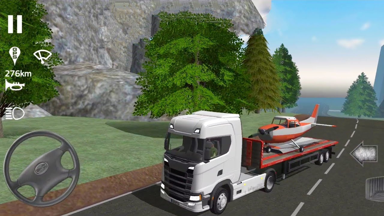 Cargo Transport Simulator - #46 New Scania Truck Game | Small Plane Transport - Android iOS GamePlay